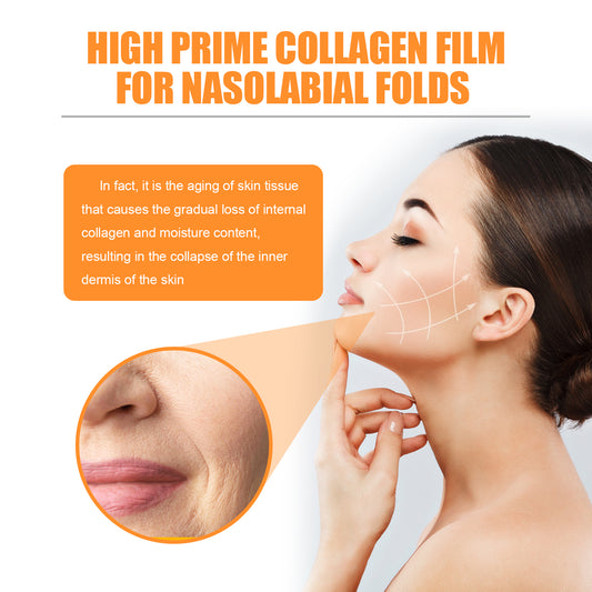 EELHOE High Prime Collagen Film For Nasolabial Folds, Lighten Fine Lines By Moisturizing Lines And Firming Skin